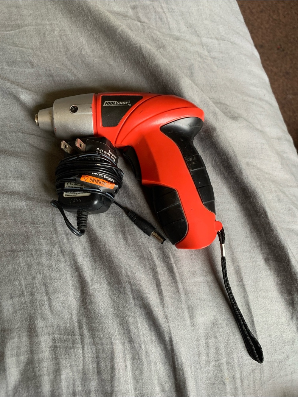 Red & Black Cordless Electric Screwdriver